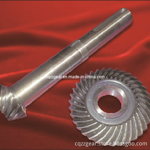 Spiral Bevel Gear and Gear Shafts for Rail Transport Heavy Vehicles and Ship Propeller